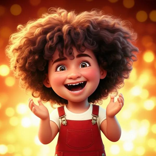 LullaPage Pixar-style character example